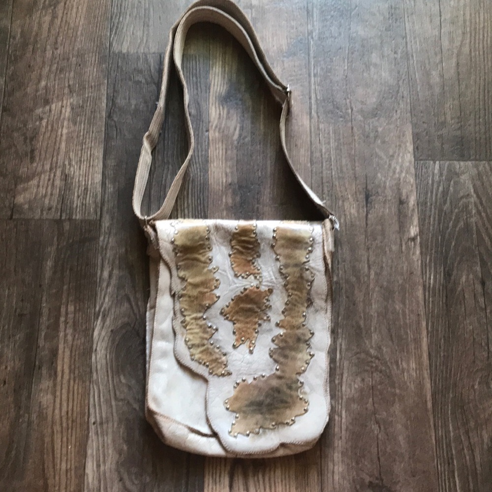 Bed Stu Cube Handbag Crossbody leather distressed - Picture 2 of 8